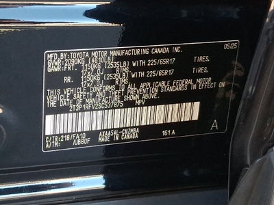 2025 Toyota RAV4 XLE CERTIFIED
