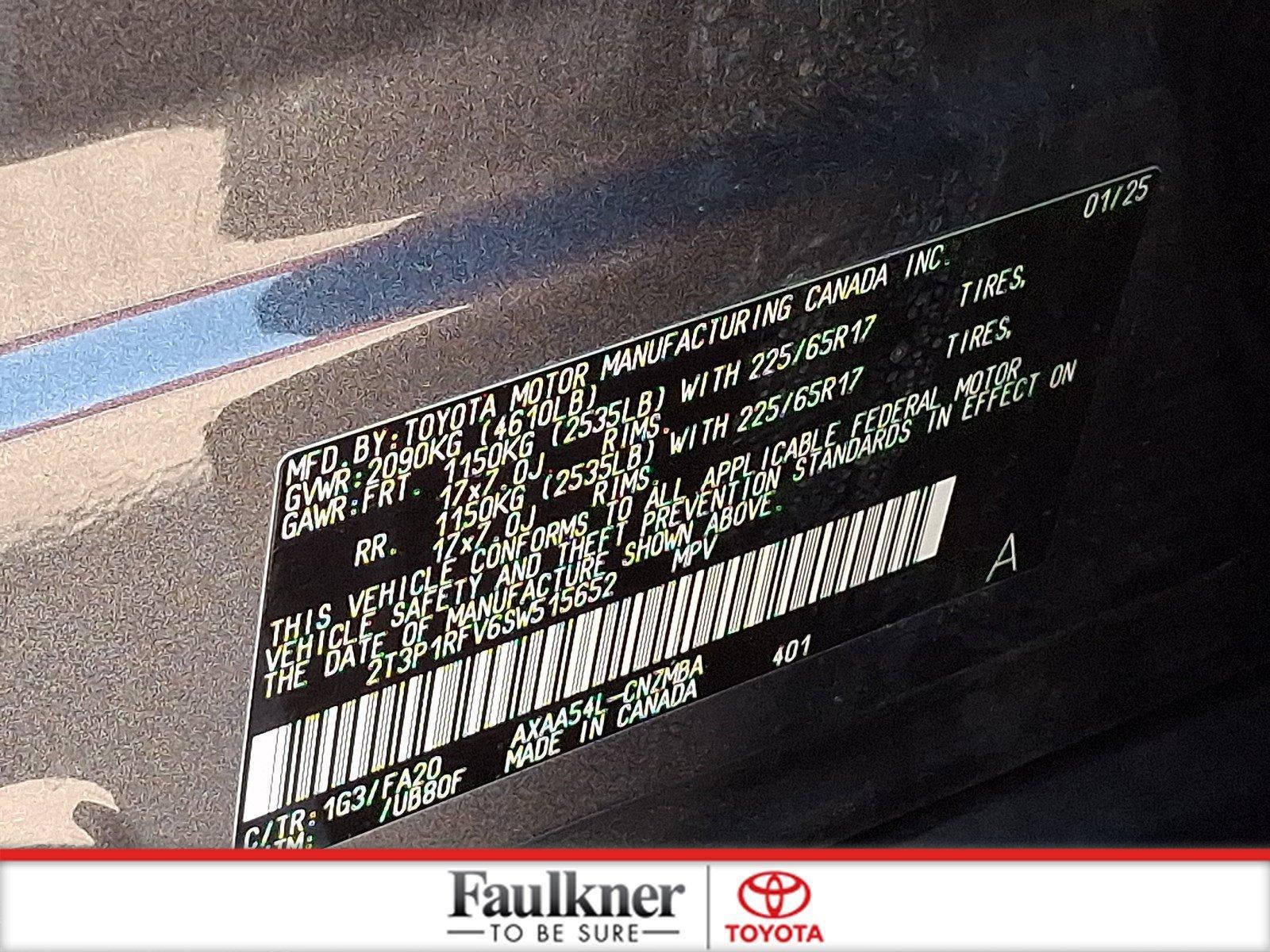 2025 Toyota RAV4 XLE AWD (Natl)