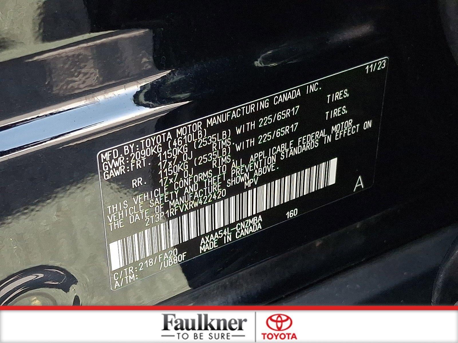 2024 Toyota RAV4 XLE AWD (Natl)