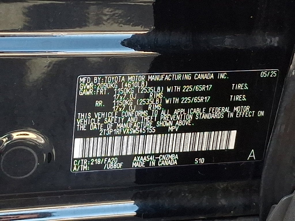 2025 Toyota RAV4 XLE CERTIFIED