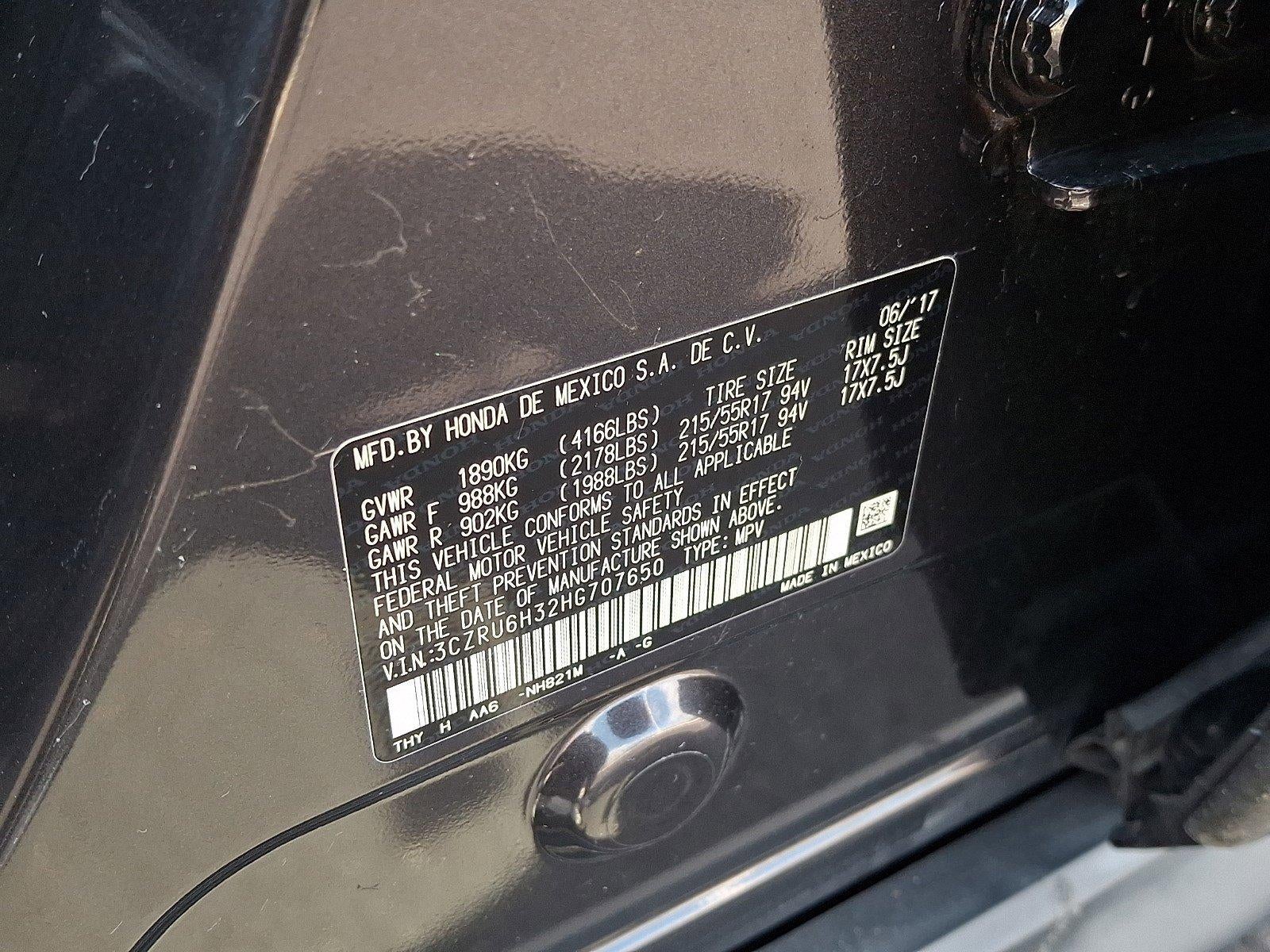 2017 Honda HR-V LX AWD CVT