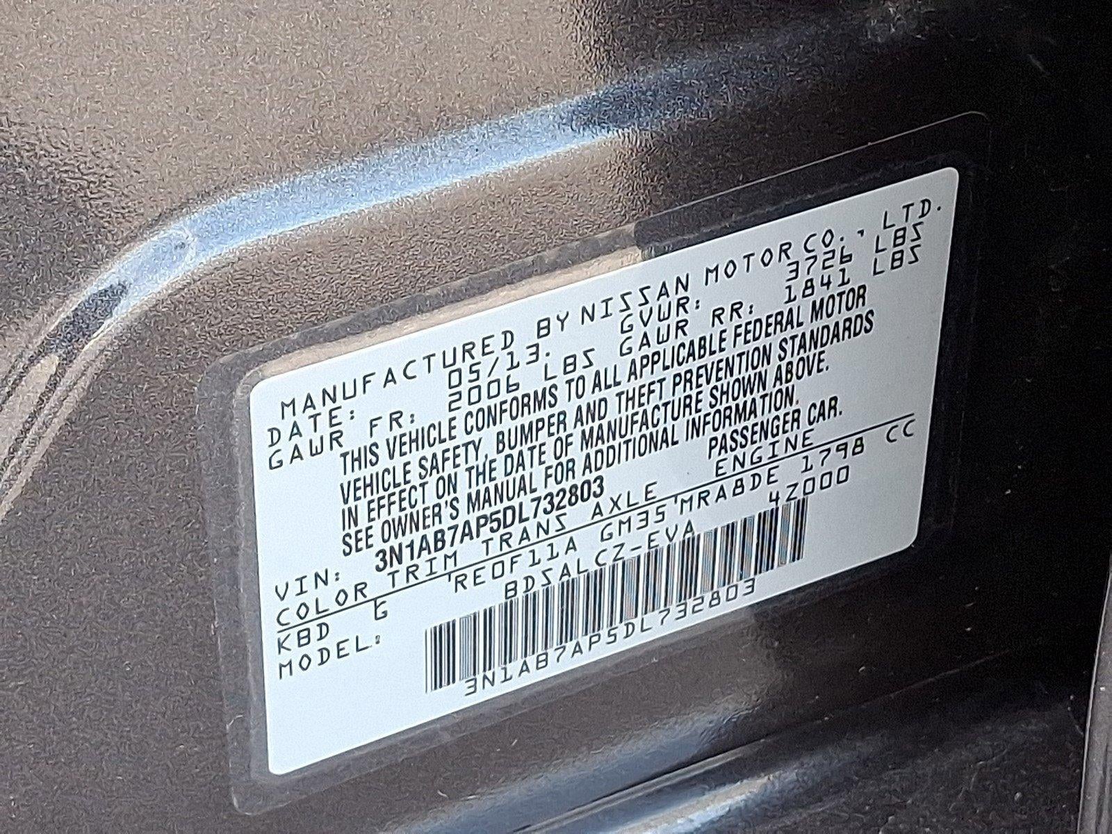 2013 Nissan Sentra 4dr Sdn I4 CVT S