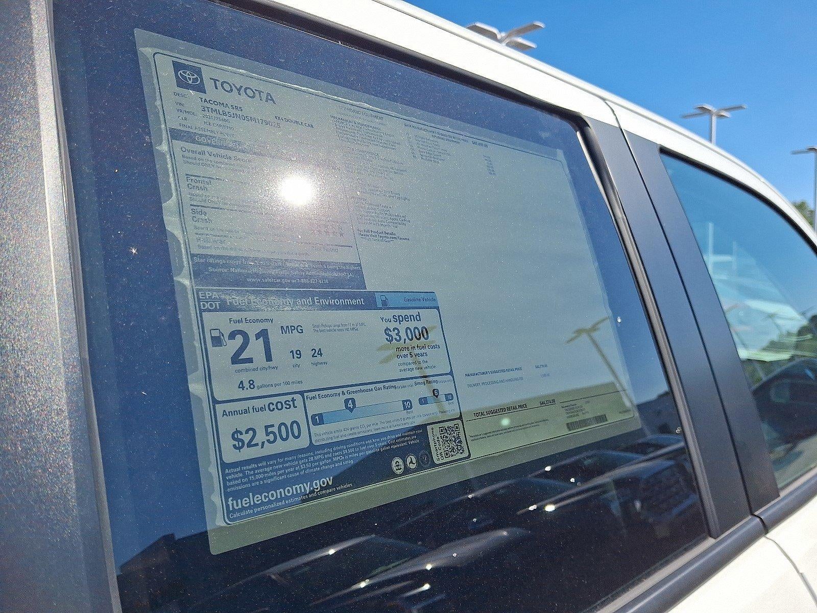 2025 Toyota Tacoma 4WD 4WD SR5 Double Cab 5' Bed AT (GS)