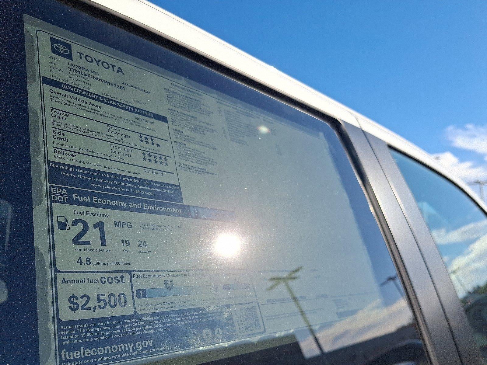 2025 Toyota Tacoma 4WD 4WD SR5 Double Cab 5' Bed AT (GS)