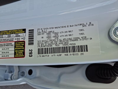 2026 Toyota Tacoma 4WD 4WD SR5 Double Cab 5' Bed AT (GS)