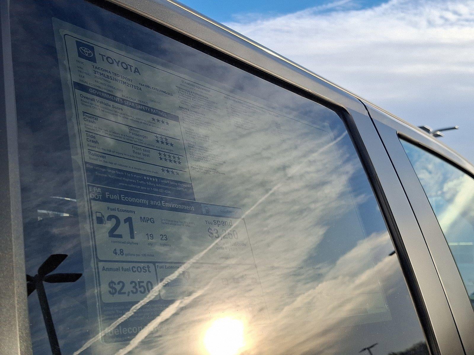 2026 Toyota Tacoma 4WD 4WD TRD Sport Double Cab 5' Bed AT (Natl)