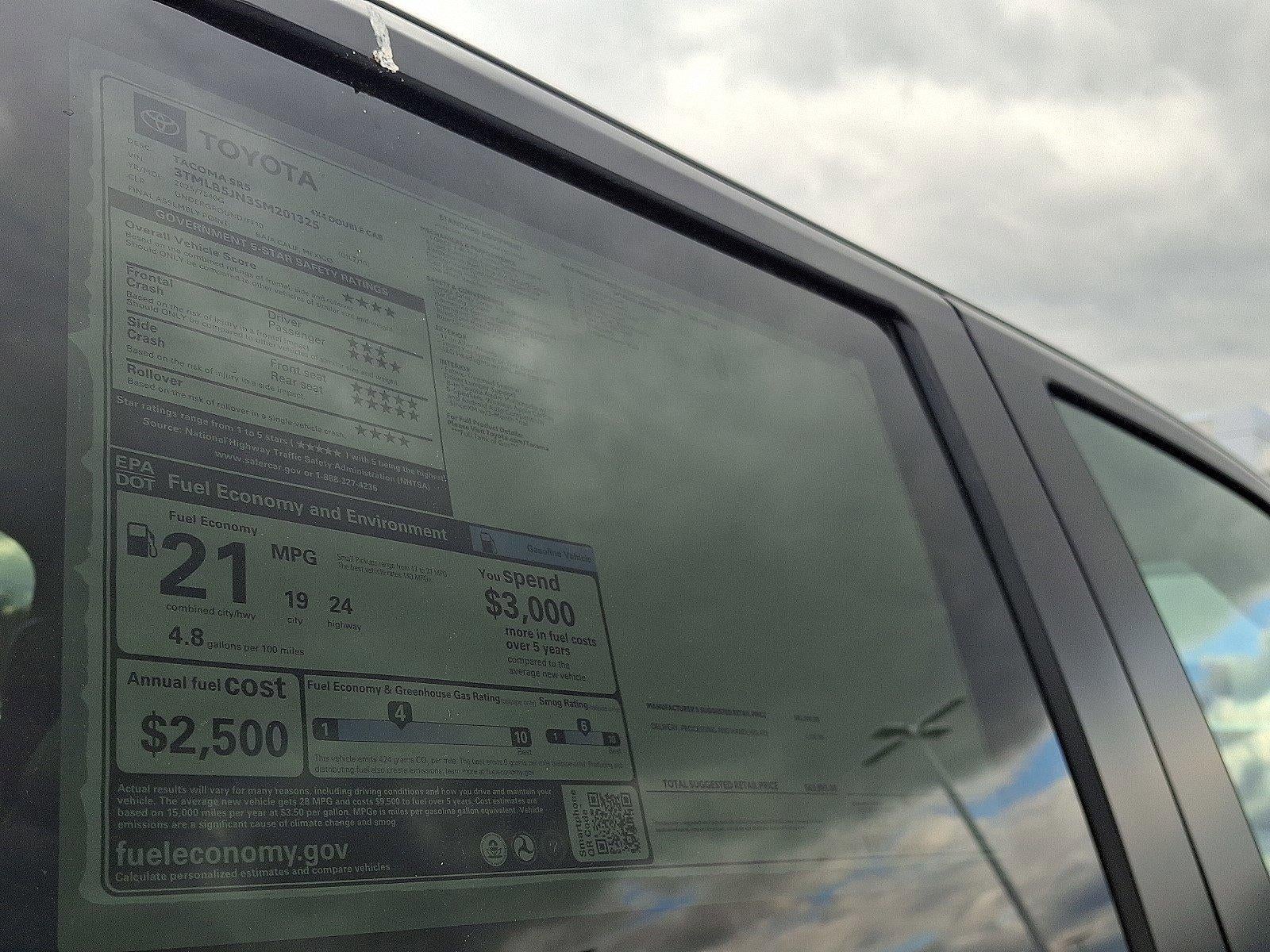 2025 Toyota Tacoma 4WD 4WD SR5 Double Cab 5' Bed AT (GS)