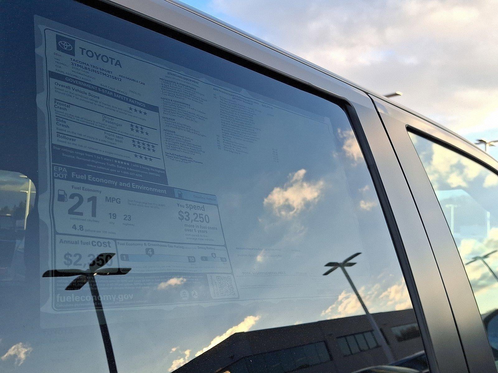 2026 Toyota Tacoma 4WD 4WD TRD Sport Double Cab 5' Bed AT (Natl)