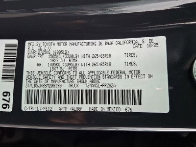 2025 Toyota Tacoma 4WD 4WD TRD Sport Double Cab 5' Bed MT (Natl)