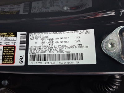 2025 Toyota Tacoma 4WD 4WD TRD Sport Double Cab 5' Bed MT (Natl)