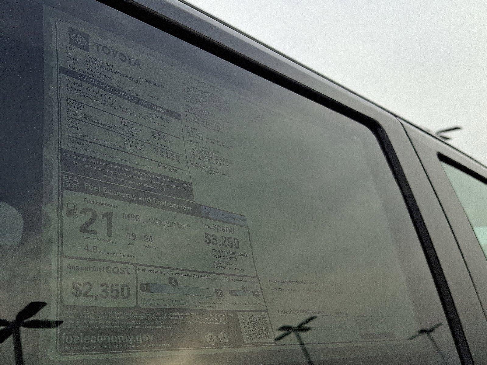 2025 Toyota Tacoma 4WD 4WD TRD Sport Double Cab 5' Bed MT (Natl)