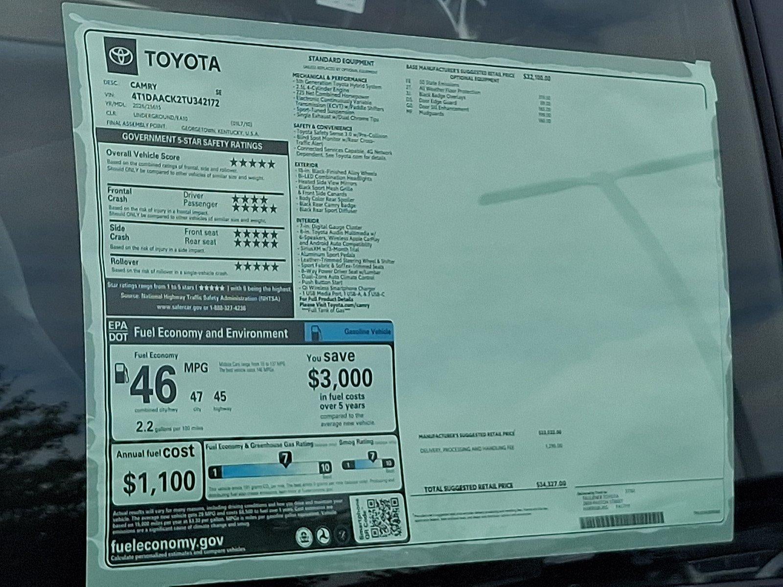 2026 Toyota Camry SE (SE)