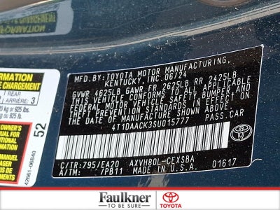2025 Toyota Camry SE (SE)