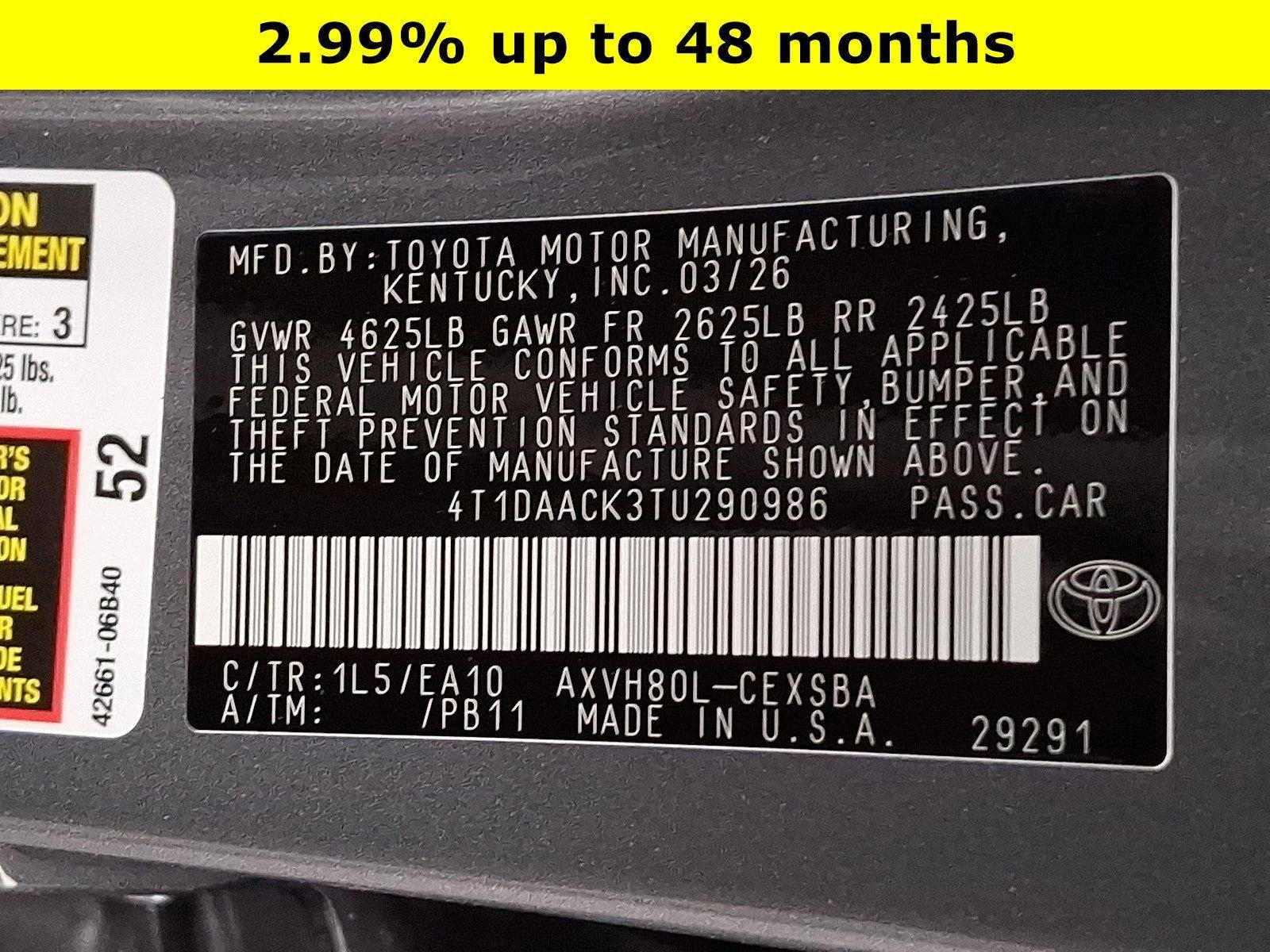 2026 Toyota Camry SE (SE)