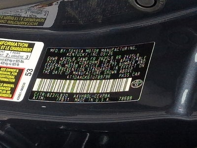 2026 Toyota Camry XSE
