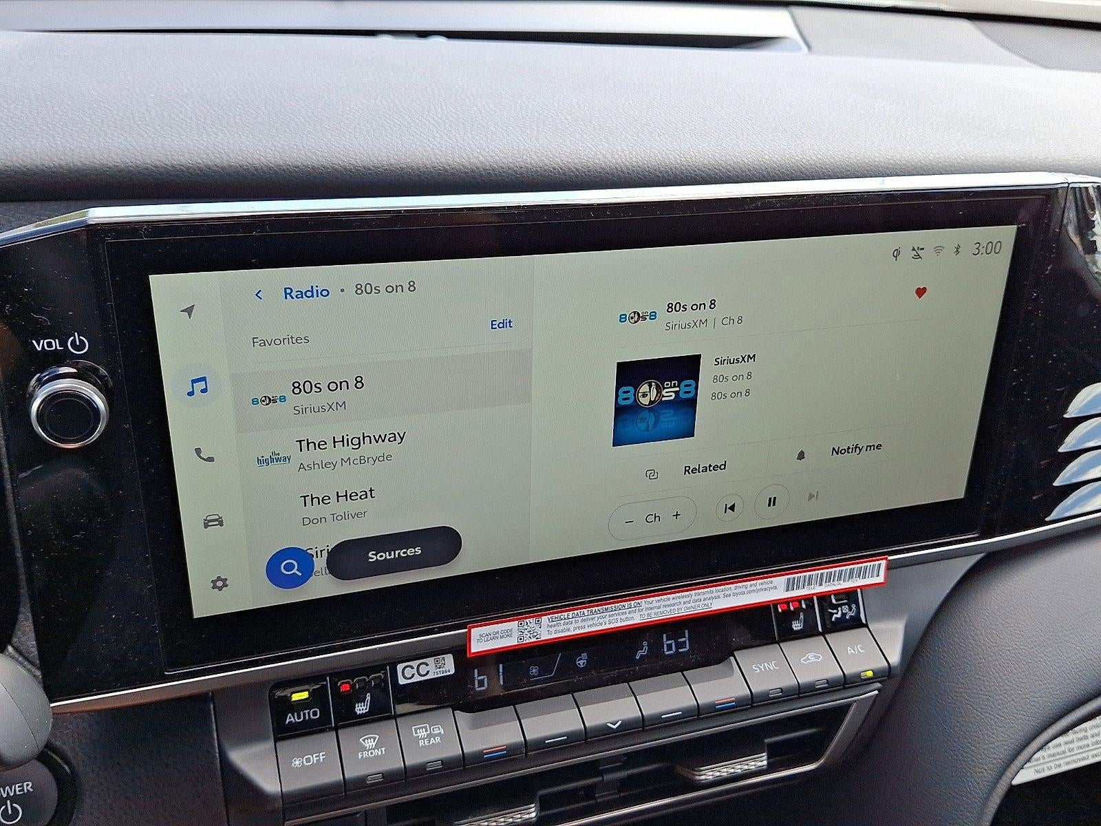 2026 Toyota Camry XSE (Natl)