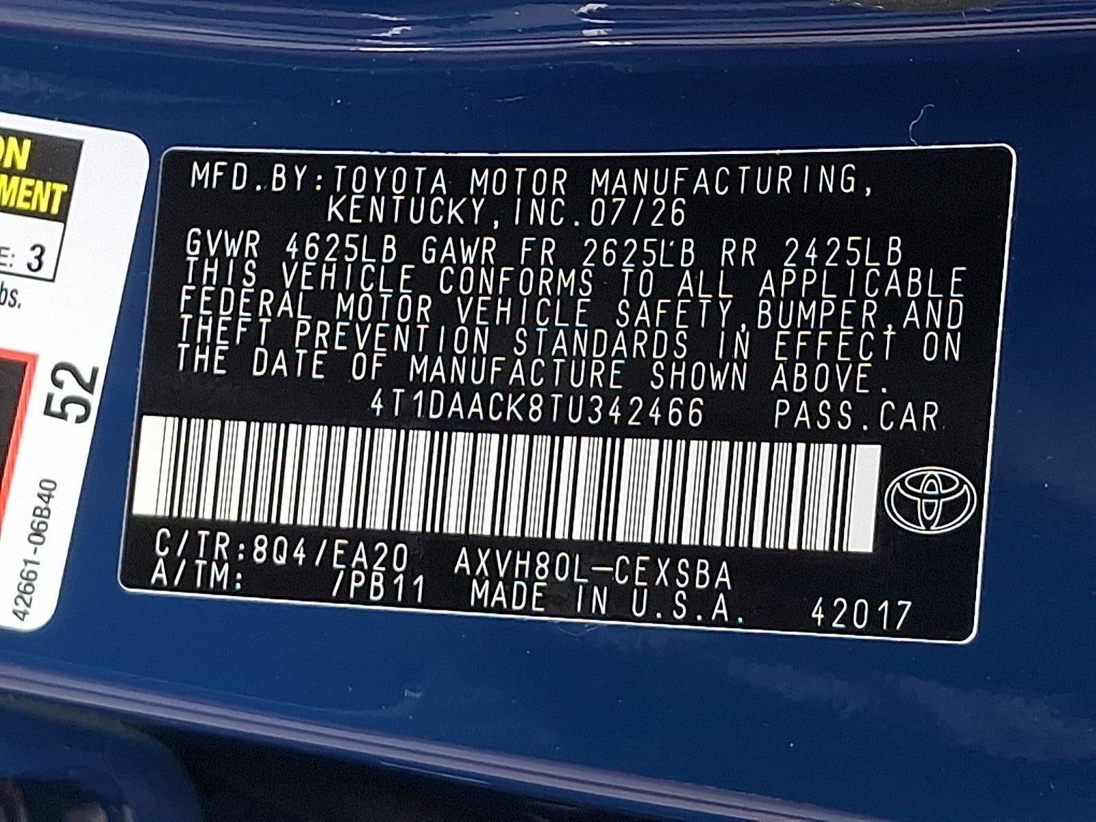 2026 Toyota Camry SE (SE)