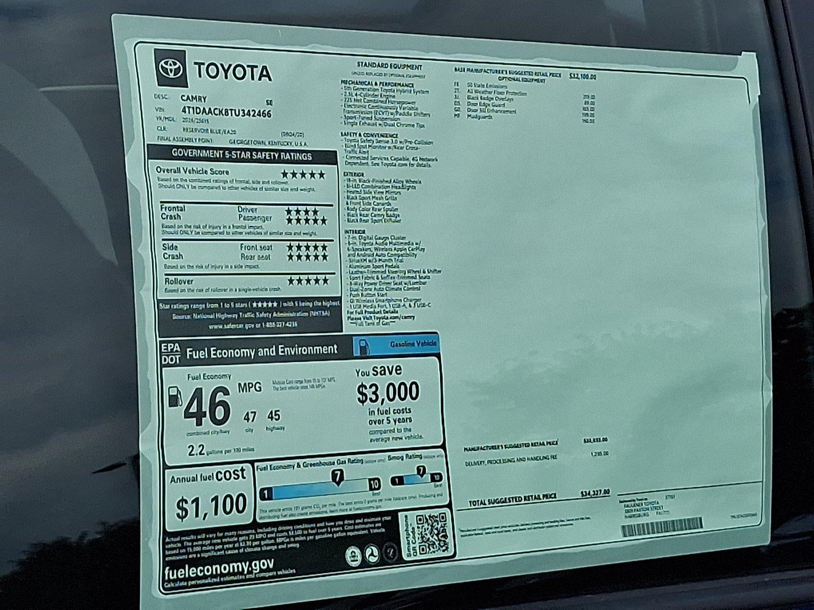 2026 Toyota Camry SE (SE)