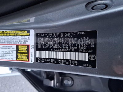 2026 Toyota Camry XSE (Natl)