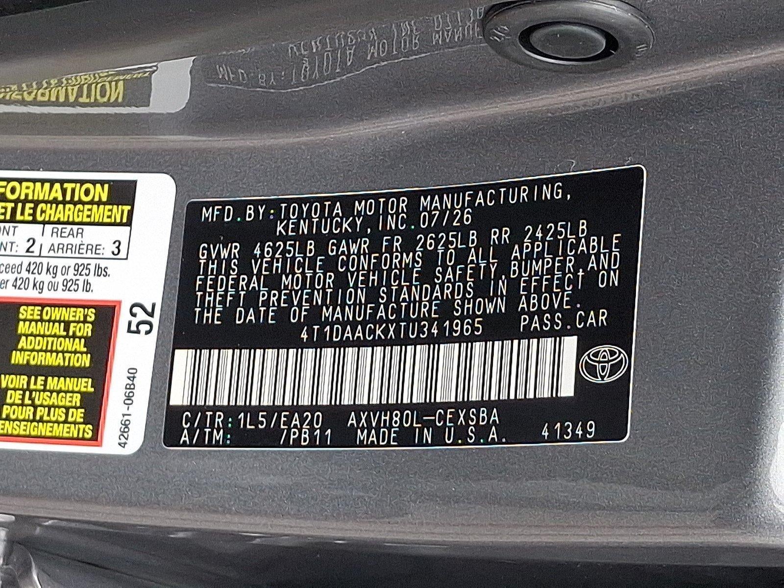 2026 Toyota Camry SE (SE)