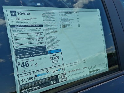 2026 Toyota Camry Nightshade (Natl)