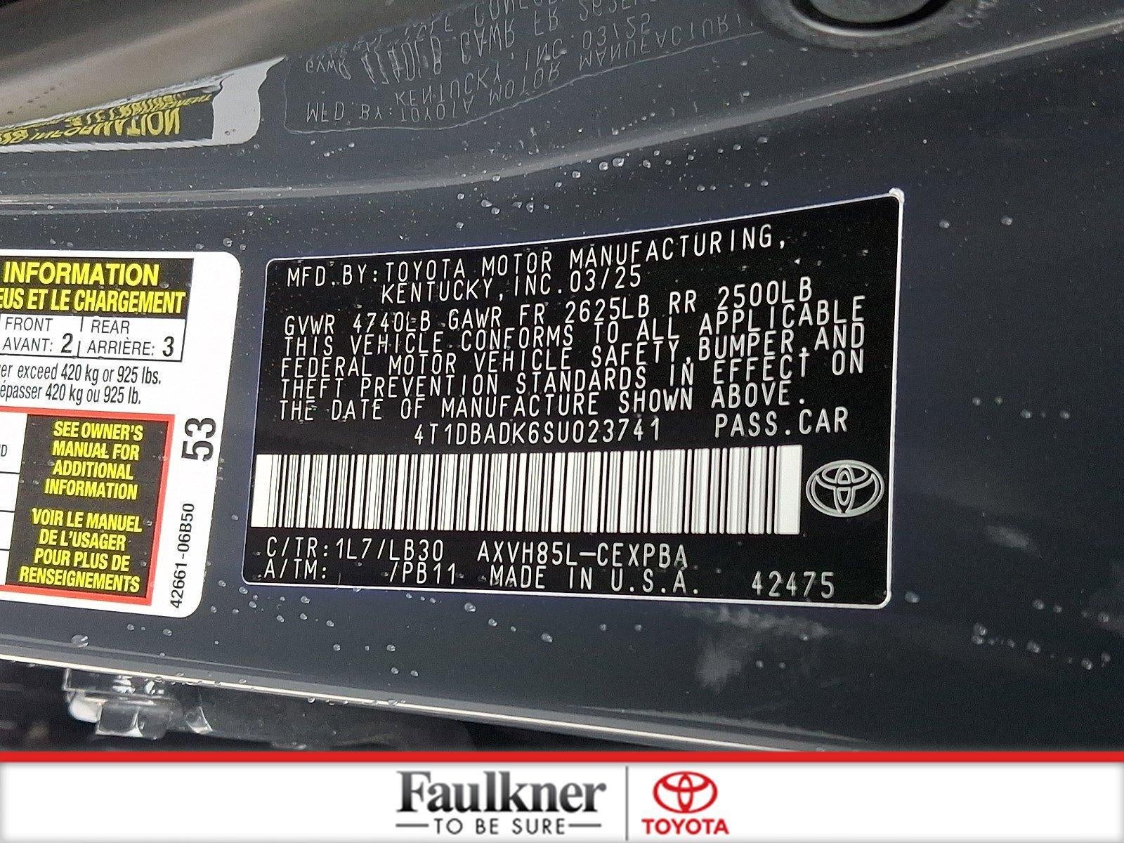 2025 Toyota Camry XSE AWD (Natl)