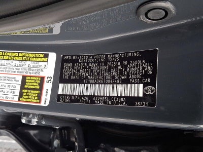 2026 Toyota Camry XLE AWD (Natl)