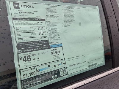 2026 Toyota Camry XLE AWD (Natl)