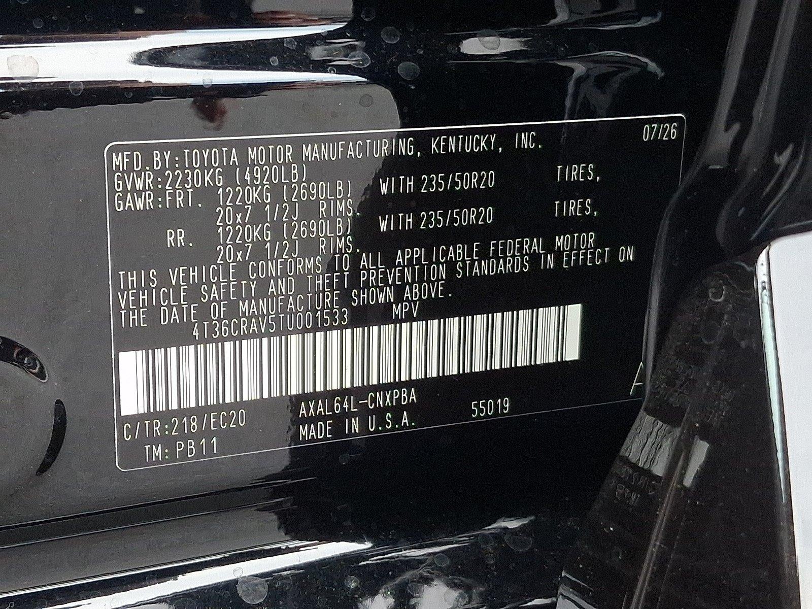 2026 Toyota RAV4 XSE AWD (Natl)