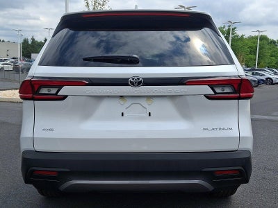 2026 Toyota Grand Highlander Platinum AWD (Natl)