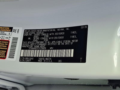 2026 Toyota Grand Highlander Platinum AWD (Natl)