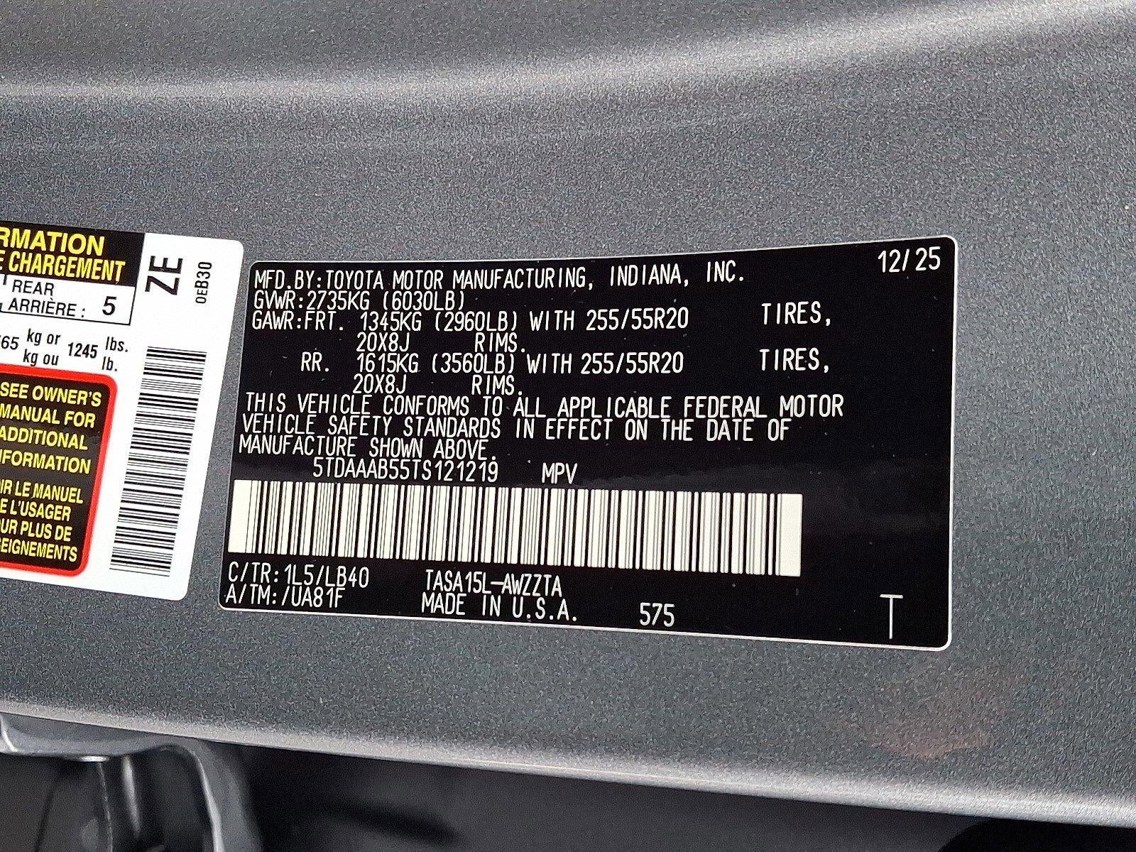 2026 Toyota Grand Highlander Platinum AWD (Natl)