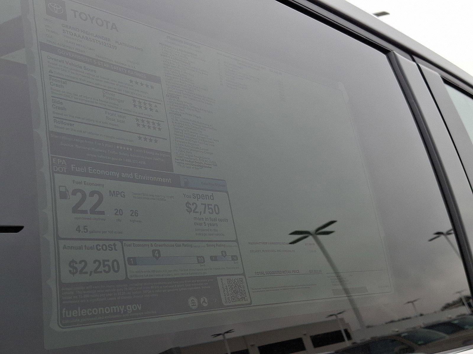 2026 Toyota Grand Highlander Platinum AWD (Natl)