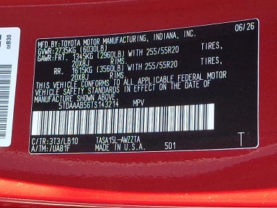 2026 Toyota Grand Highlander Platinum AWD (Natl)