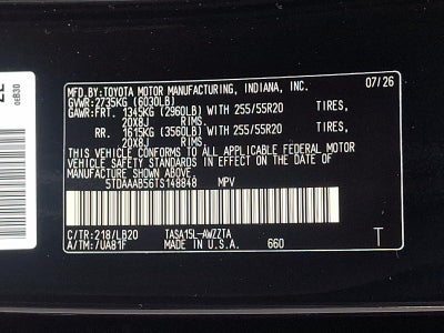 2026 Toyota Grand Highlander Platinum AWD (Natl)