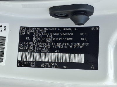 2026 Toyota Sienna Platinum AWD 7-Passenger (GS)