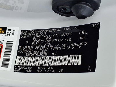 2026 Toyota Sienna Limited AWD 7-Passenger (GS)