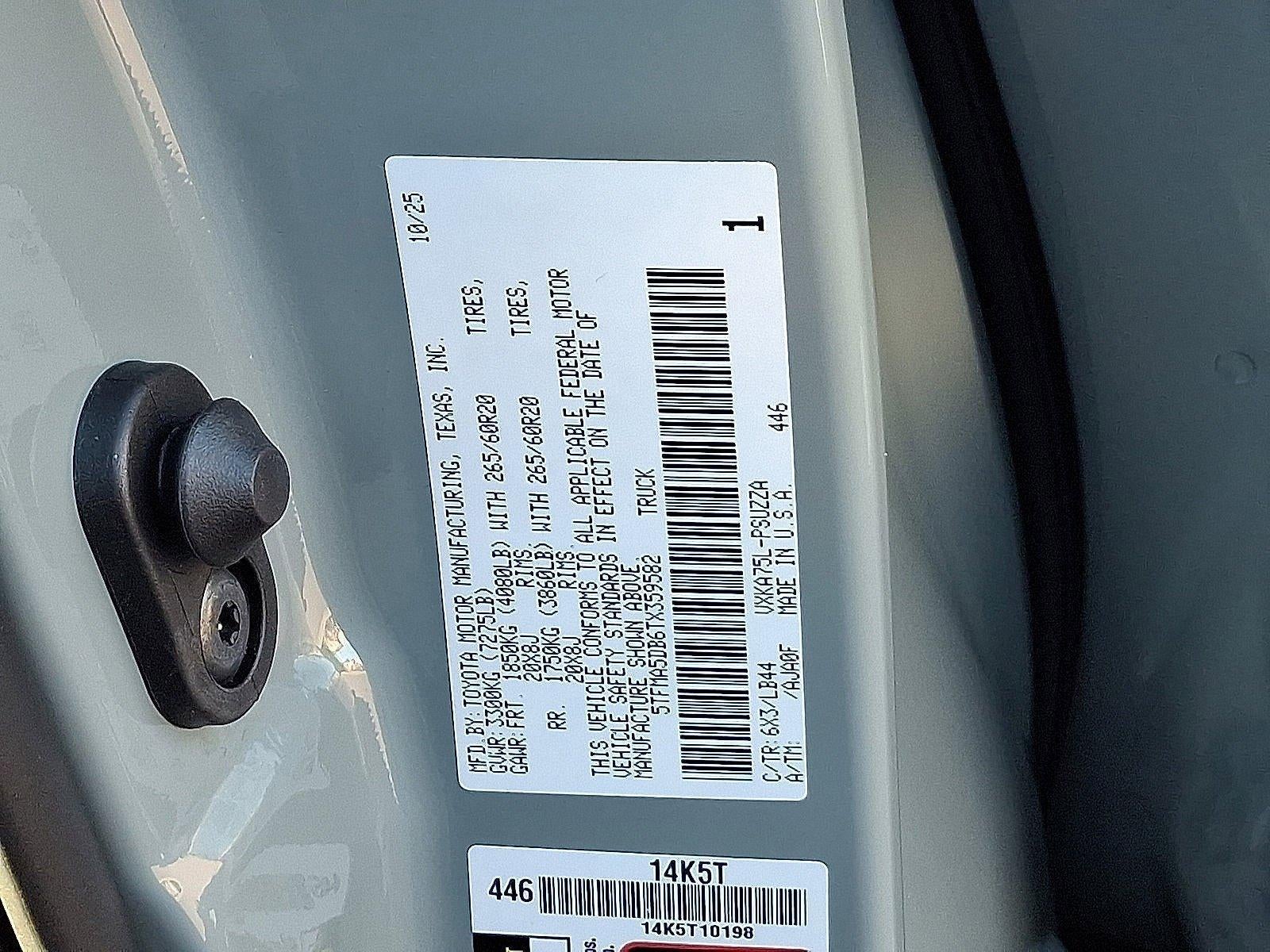 2026 Toyota Tundra 4WD 4WD 1794 Edition CrewMax 5.5' Bed (Natl)