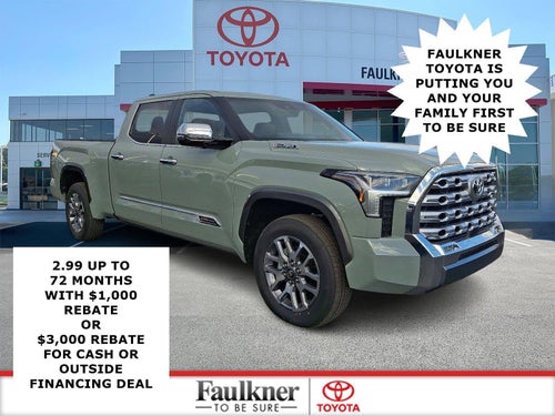 2026 Toyota Tundra 4WD 4WD 1794 Edition Hybrid CrewMax 6.5' Bed (Natl)