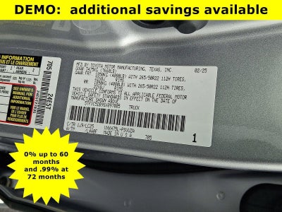 2025 Toyota Tundra 4WD 4WD Capstone Hybrid CrewMax 5.5' Bed (Natl)