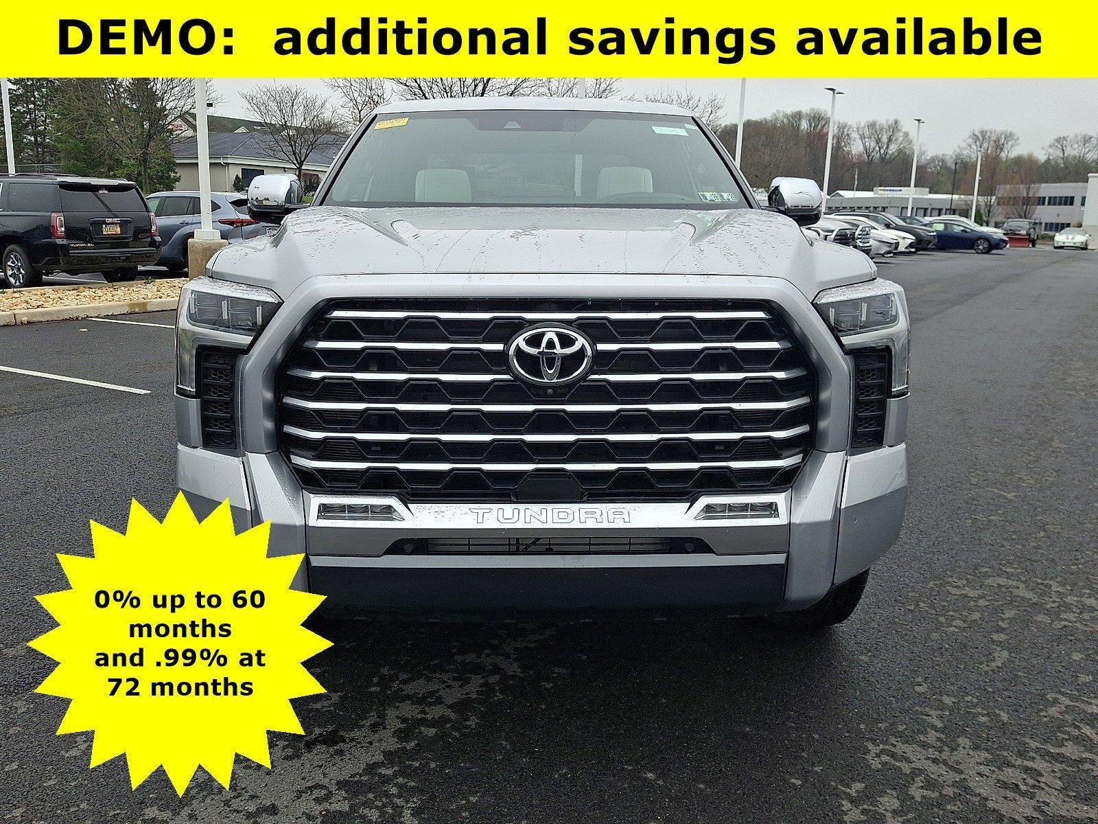 2025 Toyota Tundra 4WD 4WD Capstone Hybrid CrewMax 5.5' Bed (Natl)