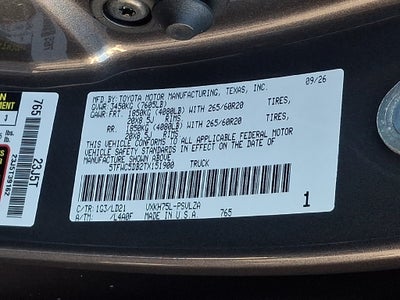 2026 Toyota Tundra Hybrid Limited