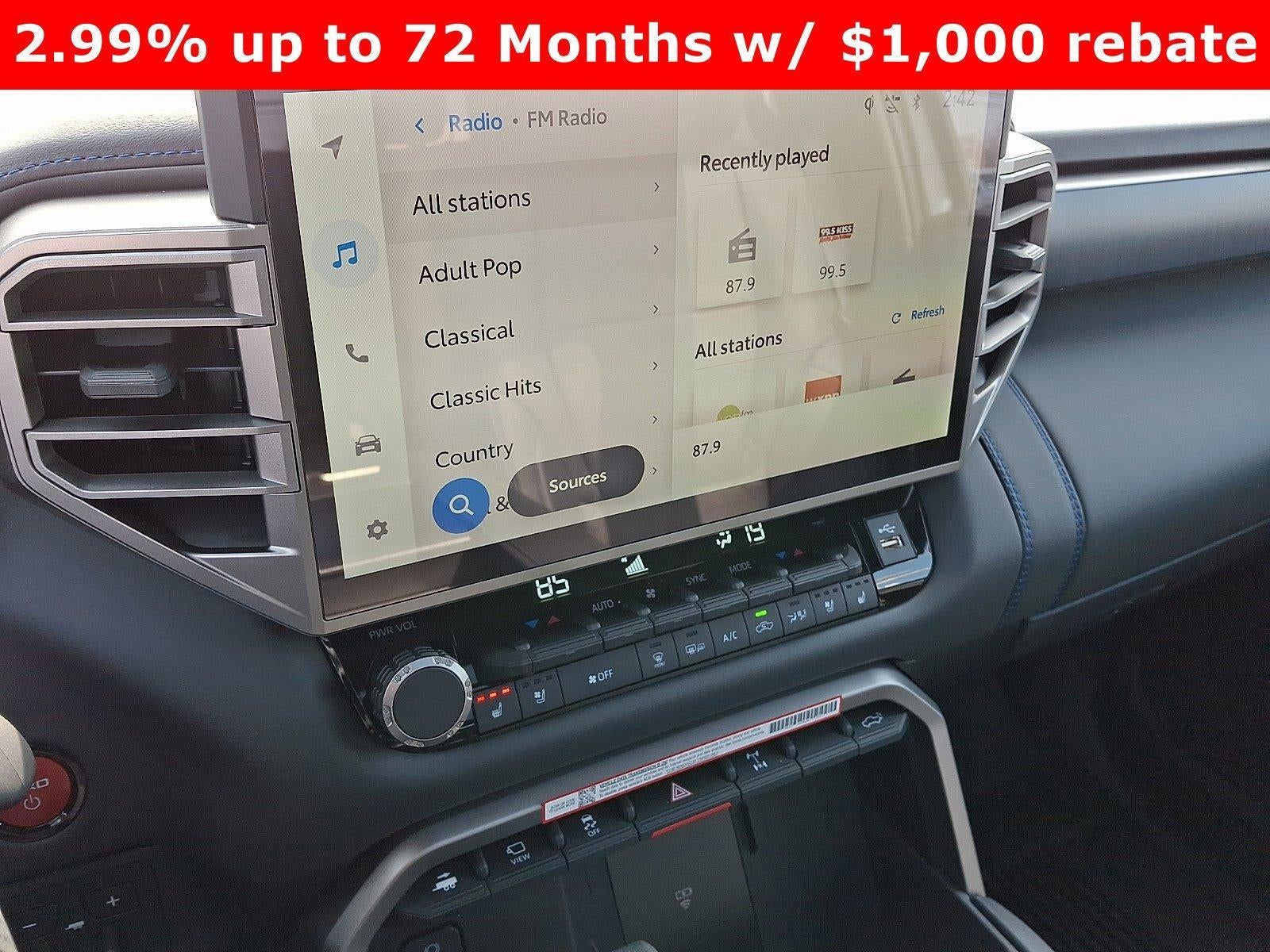 2026 Toyota Tundra 4WD 4WD Platinum Hybrid CrewMax 5.5' Bed (Natl)