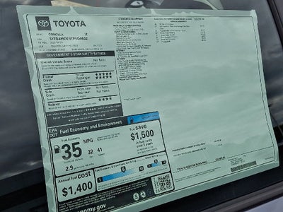 2026 Toyota Corolla LE