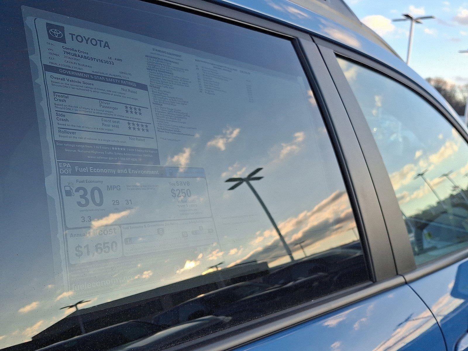 2026 Toyota Corolla Cross LE 4WD (Natl)