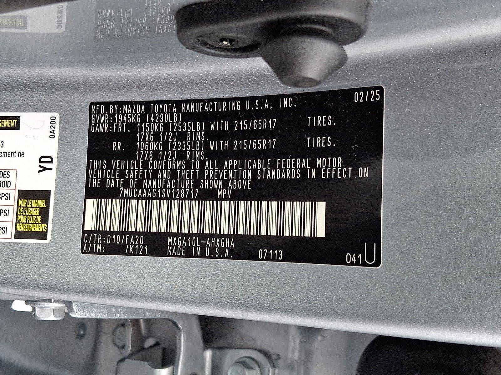 2025 Toyota Corolla Cross LE 2WD (Natl)