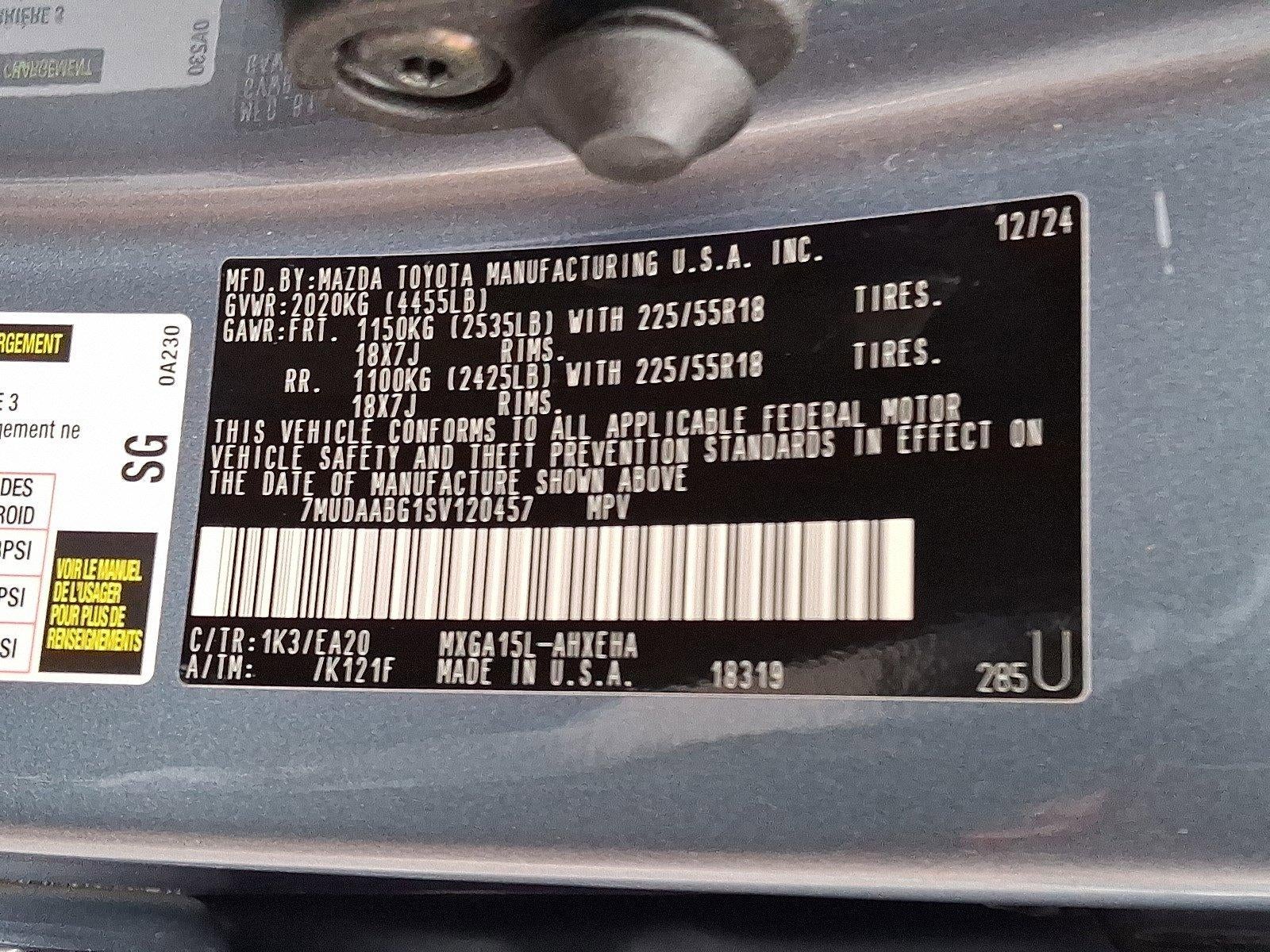 2025 Toyota Corolla Cross XLE 4WD (Natl)