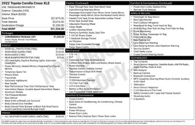 2022 Toyota Corolla Cross XLE CERTIFIED