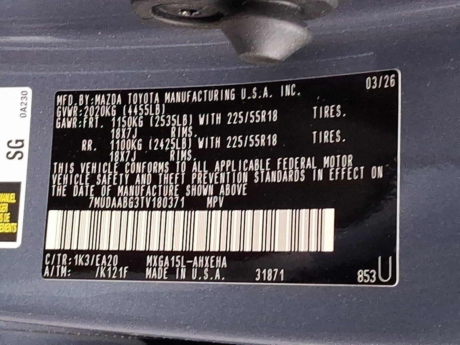 2026 Toyota Corolla Cross XLE 4WD (Natl)