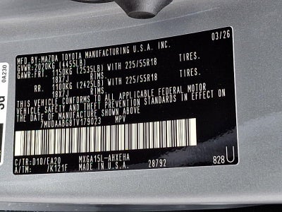 2026 Toyota Corolla Cross XLE 4WD (Natl)